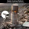 Medium Portable Stainless Steel Camping Stove Alcohol Stove Produktbild-Vorschau 6