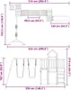 2024 Moderne Schaukeln Spielturm Massivholz Kiefer 905807 Produktbild-Vorschau 3