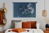 MuchoWow® Wandteppich Wandbehang Wale - Blau - Meer 150x100 Produktbild-Vorschau 4