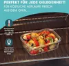 Gourmetmaxx 13755, Set, Obdĺžnikový, Zelená, Priehľadná, Náhľad obrázku produktu 6