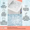 Collage of an ice maker, ice cubes, and feature callouts. Produktbild-Vorschau