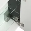 Badezimmer Spiegelschrank 3-türig LED-Lampe 70 cm Grafit Produktbild-Vorschau 9