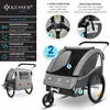 KESSER® Rimorchio per bambini Rimorchio per biciclette Anteprima dell’immagine prodotto 2