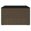The Living Store 2-tlg. Garten-Lounge-Set mit Kissen Braun Produktbild-Vorschau 9
