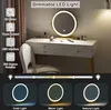 WOLTU Schminktisch mit Beleuchtung, einstellbare LED Produktbild-Vorschau 4