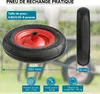 Ruota Wiltec 4.00-8 400 x 100 mm 160 kg, ruota per carriola Anteprima dell’immagine prodotto 4