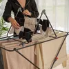 Springos® 3-in-1 Wäschespinne faltbar für Balkon, Badewanne Produktbild-Vorschau 6
