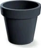 A dark gray planter pot is shown against a white background. Náhľad obrázku produktu