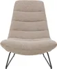 Selsey FORGENTS - Loungesessel mit Bouclé-Bezug in Beige, Produktbild-Vorschau 5