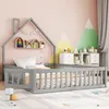 okwish Kinderbett Doppelbett 140x200cm mit Lattenrost aus Produktbild-Vorschau 2