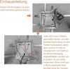 LED Deckenleuchte, 4 Flammig mit Fernbedienung Dimmbar, Produktbild-Vorschau 6