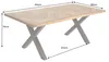 riess-ambiente Massiver Esstisch INFINITY HOME 160cm natur Produktbild-Vorschau 2