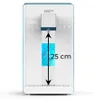 A white water filter and hydrogen ionizer with a blue accent and a visible water level indicator. Produktbild-Vorschau