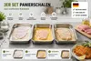 Panierschalen Edelstahl 3er Set 22 x 14,5 cm rostfrei Produktbild-Vorschau 2