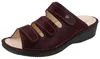 FINN COMFORT Pisa Damen Pantolette dunkelrot bedrucktes Produktbild-Vorschau 1