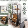 A multi-shelf storage unit with drawers, styled with plants and decorative items, presented in a room setting. Anteprima dell’immagine prodotto