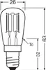 Osram LED Parathom Filament Leuchtmittel T26 Röhre 2,8W = Produktbild-Vorschau 9