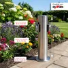 Grafner® Edelstahl Steckdosensäule mit 2 Außensteckdosen Produktbild-Vorschau 7