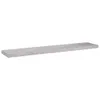 vidaXL Étagères suspendues 2 pcs. Gris béton 120x23,5x3,8 Voir les images du produit 4