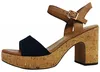 MARCO TOZZI Damen Sandalette hoher Schuh Riemchen Korkoptik Produktbild-Vorschau 9