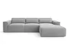 AX LIVING Canapé convertible Ruyam gris clair D Voir les images du produit 2