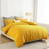 Soifox Gelbe Mikrofaser Bettwäsche Set 200x220cm mit Produktbild-Vorschau 1