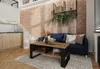 Table basse moderne "MODERN", Table basse marron Voir les images du produit 3