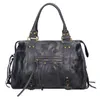 Elara Damen-Schultertasche aus echtem Wildleder Blau  Italy Produktbild-Vorschau 1