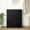 vidaXL Příborník se zásuvkou vzhled černý dub 71x35x84 cm Náhled obrázku produktu 3