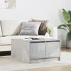 vidaXL Salontafel met lades, betonkleur, 70,5 x 70 x 40 cm Productafbeelding-voorbeeld 2