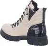 Rieker Damen Stiefelette Beige Schwarz  – Bequem & Produktbild-Vorschau 14