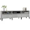 TV-Schrank Betongrau 150x30x44,5 cm Holzwerkstoff Produktbild-Vorschau 3