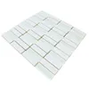 Keramik Glas Mosaikfliesen Romana Weiss Glänzend Produktbild-Vorschau 3