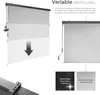A marketing image showing a retractable awning with text explaining its features and materials. Náhled obrázku produktu