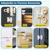 INF Blocco frigorifero adesivo 6 pezzi materiale ABS 7.2 cm Anteprima dell’immagine prodotto 7