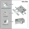 KOTARBAU® Hakenschloss Schiebetore Einsteckschloss F-60 Produktbild-Vorschau 3