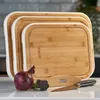 Cooks Professional 3-teiliges Bambus-Schneidebrett-Set mit Produktbild-Vorschau 2