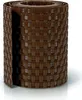 PE-Rattan Sichtschutzstreifen 255 cm x 19 cm braun Produktbild-Vorschau 1