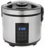 A silver and black digital rice cooker and steamer is shown against a white background. Produktbild-Vorschau