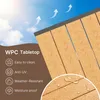 BEALIFE Gartentisch 110x70x73 cm aus WPC | Mit Wasserablauf Produktbild-Vorschau 3