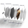 DEQORI Glasbild Echtglas 40x35 cm 'Londoner Abendkulisse' Produktbild-Vorschau 7