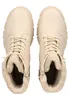 A pair of beige boots shown from a top-down view. Produktbild-Vorschau