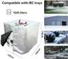 IBC Tank Abdeckung Winter, Frostschutz für Regentonne Produktbild-Vorschau 5