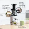 Bosch MESM500W Saftpresse Langsamer Entsafter 150 W Schwarz Produktbild-Vorschau 2