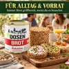 Dosenbrot Siebenkornbrot 6x400g Vegan Brot 5 Jahre haltbar Produktbild-Vorschau 7