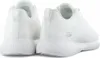 A pair of white Skechers Bobs Squad sneakers shown from the back and side. Náhled obrázku produktu