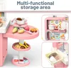 Spielküche & Tee Set Kinder, Kinderküche mit Mikrowelle, Produktbild-Vorschau 4