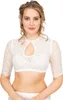 Dirndlbluse Gabriela-Anna halbarm creme 32 Produktbild-Vorschau 3