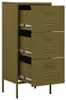 vidaXL Beistellschrank Olivgrün 42,5x35x101,5 cm Stahl Produktbild-Vorschau 6