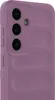 A close-up side view of a violet smartphone case. Produktbild-Vorschau